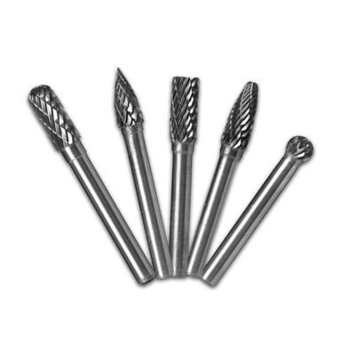 5 pieces 8MM carbide rotary grinding head mold grinder 1/4 i