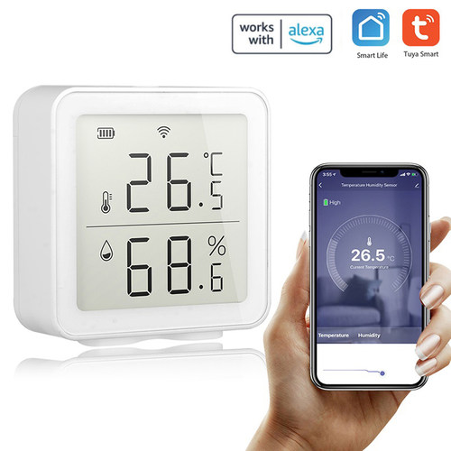 Tuya WIFI Intelligent Home Wireless Temperature Sensor Home