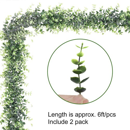 Hot Artificial Garland Artificial Vines Faux Eucalyptus