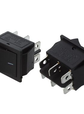250V/15A 125V/20A AC ON/OFF DPDT Rocker Switch 2 Pcs
