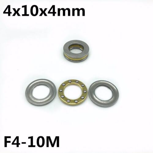 50Pcs F4-10M 4x10x4 mm Axial Ball Thrust Bearing plane thrus