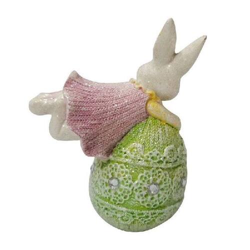 Easter Bunny Decoration Children's Room Girls Cute Resin