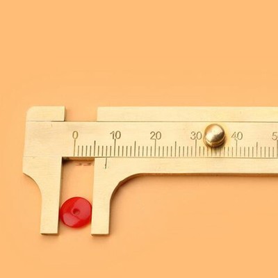 9.7 x 3.4 cm Measure Measurement Tool 80mm Mini Solid Slidin
