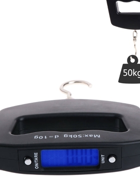 Hand-held Scale 50Kg Baggage Fish Hook Hanging Electronic Sc