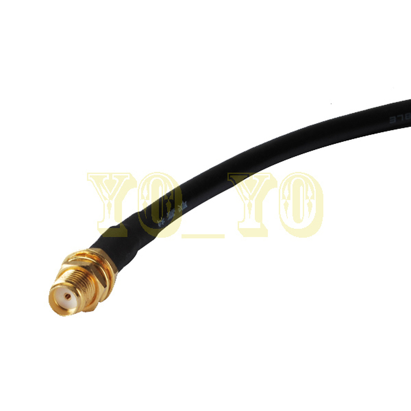 SMA female bulkhead to SMA female bulkhead Connector RG58 Wi