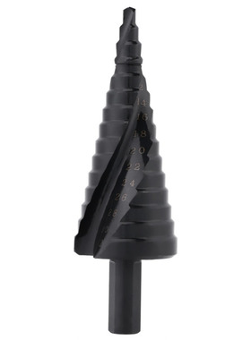 4-32mm Step Bit HSS Spiral Grooved  Nitrogen Coated Step Pow