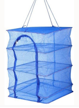 Hot 1Pcs Foldable 4 Layers Drying Rack for Vegetable Fish