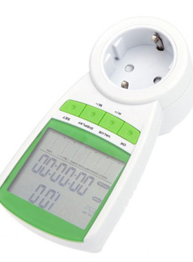 Power Meter US Plug tester 230V 50Hz LCD Wattage Current Fre