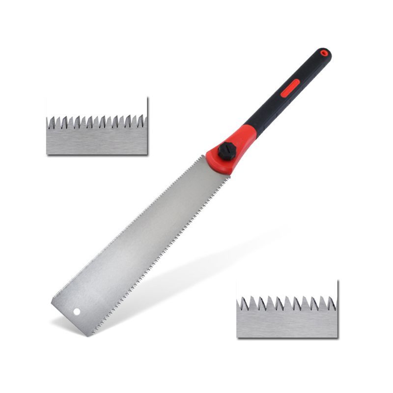 Woodworking Double Sides SK5 Steel Hand Saw Tenon Fine Tooth