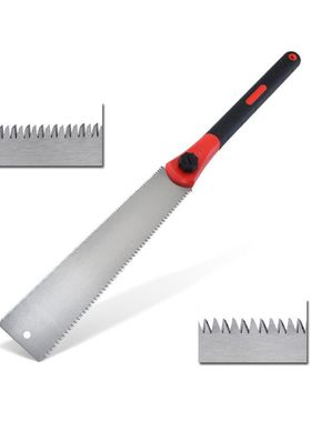 Woodworking Double Sides SK5 Steel Hand Saw Tenon Fine Tooth