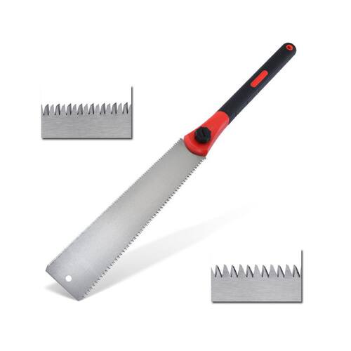 Woodworking Double Sides SK5 Steel Hand Saw Tenon Fine Tooth