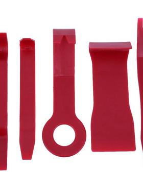 5pcs Red Auto Trim Car Stereo Soundproof Removal Tool Hand T