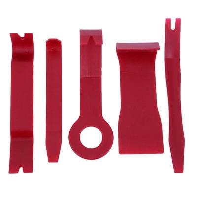 5pcs Red Auto Trim Car Stereo Soundproof Removal Tool Hand T