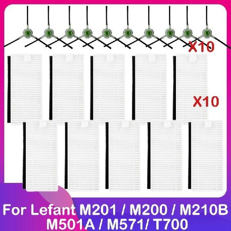 Side Brush Hepa Filter For Lefant M200 M201 M210 M213 M520