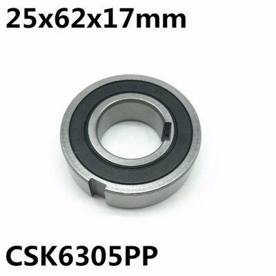 CSK6305 CSK6305PP 25x62x17 mm One Way Bearing With Keyway Sp