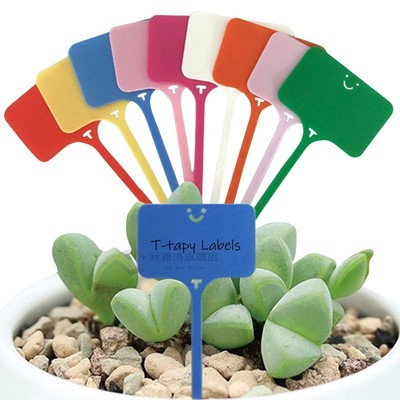 100pcs Garden T-type Plant Markers Label Pot Planter Vegetab