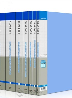 1PC A4 Display Book 10~100 Page Transparent Insert Folder Do