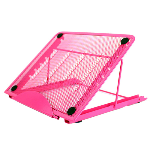 Adjustable Desktop Cooling Rack Metal Mesh Ventilated Laptop