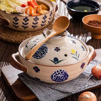 Casserole Stew Pot Ceramic Cookware Soup Cooking Pots Gas