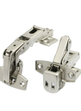 2Pcs 175C Angle Full Overlay Cabinet Door Hinge