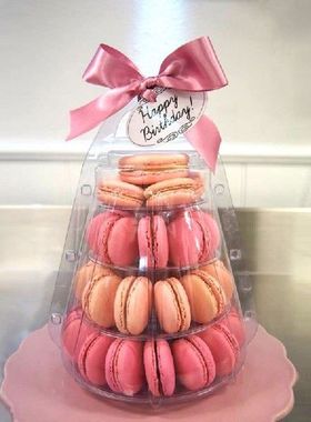 4/6 Layer Macaron Display Stand Cake Dessert Decorative