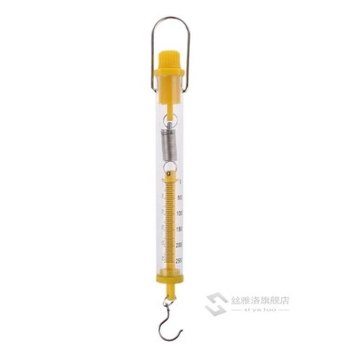 25N Dynamometer Plastic Tubular Spring Scale Dual Scale Labe