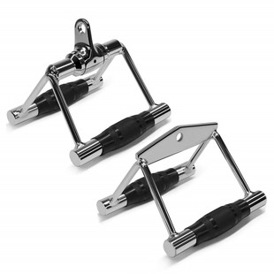 Non-slip Gym V Handle Cable Attachment Seated Row Trainer