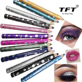 12 Colors Shiny Eyeshadow Stick Sequins Lying Silkworm