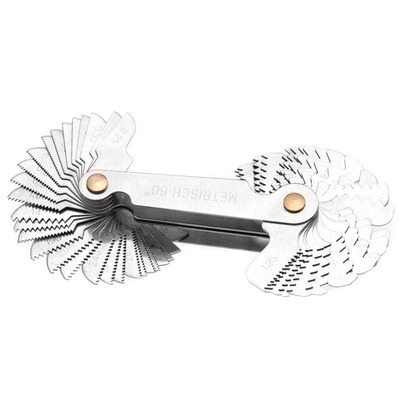 58 Blades Metric Whitworth 55/60 Degree Thread Screw Pitch G