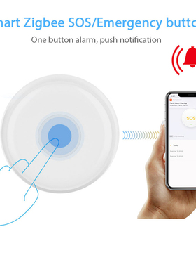 ZigBee Emergency Button One Button Alarm for Kids Elderly Wi