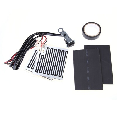 Motorcycle Heated Grip Throttle Pads Handlebars ATV Scooter