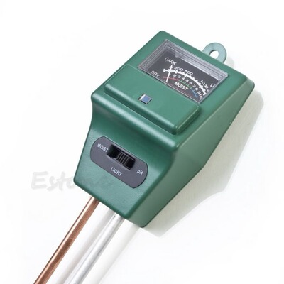 3 in 1 PH Soil Tester Water Moisture Test Light Meter for Ga