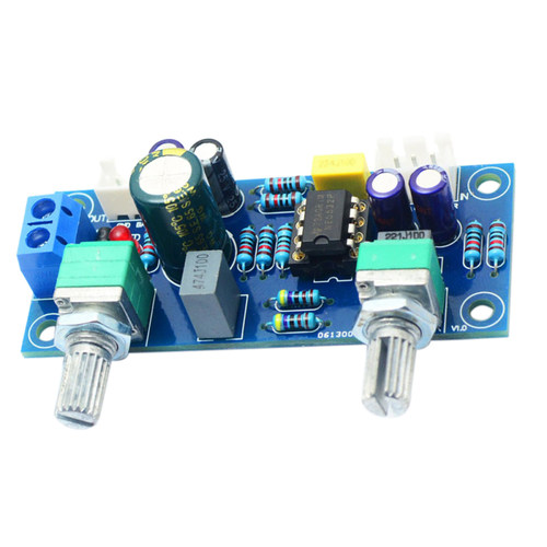 NE5532 Bass Audio PCB DIY Preamp Filter HIFI Subwoofer Ampli