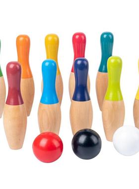 Kids Bowling Set Kids Bowling Play Set Wooden Colorful