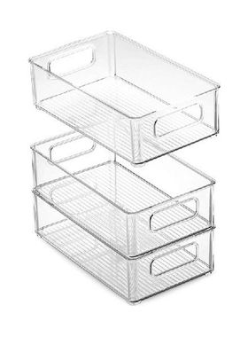 Hot Sale 6Pcs Refrigerator Organizer Bins Stackable Fridge