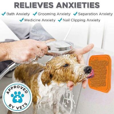 Dog Lick Pad Pet Bathing Distraction Pad Silicone Slow