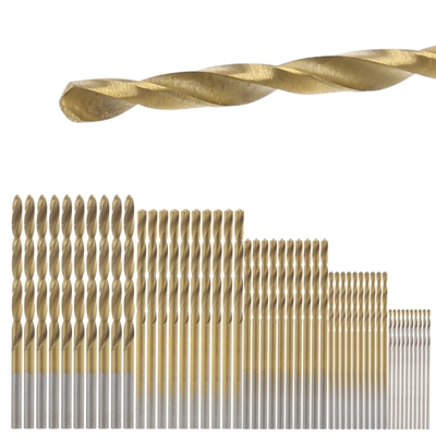 50Pcs Speed Steel Plating Titanium Coated And Drive Bit Tool