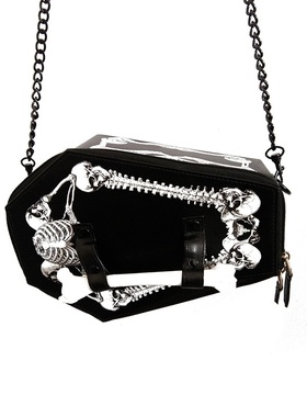 Vampire Coffin Purse Casket Gothic Punk Handbag Halloween