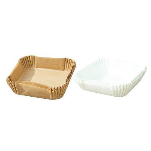 100/50PCS Air Fryer Liner Paper Tray Square Non-Stick Pan