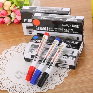 10PCS/box Colorful Whiteboard Pen Black White Board Markers