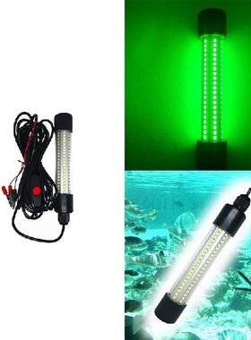 Submersible Night Fishing Light, 12V-24V 13W Green