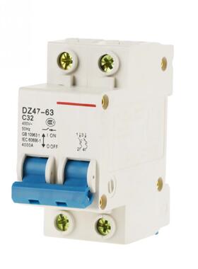 50HZ Miniature 2P 32A 400V Circuit Breaker for Lighting Dist