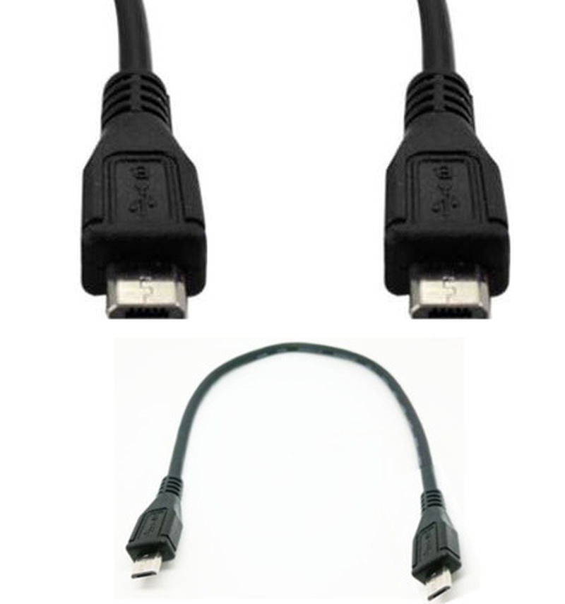 Micro USB B 5Pin  Male  to  Micro USB B 5Pin   Male adapter