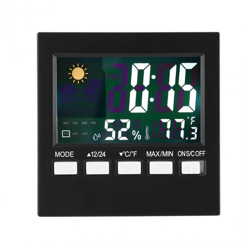 Alarm Clock Humidity Weather Station Display Tester Meter wi