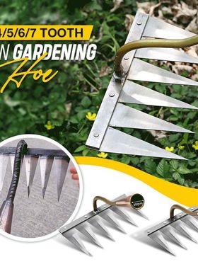 Hoe Weeding Rake Farm Tool Weeding and Turning The Ground