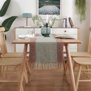 Thicken Table Runner Polyester Table Cover for Home Wedding