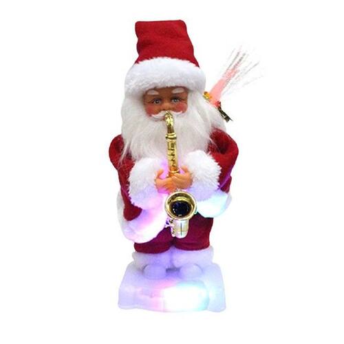 Christmas Santa Claus Ornament Christmas Electric Toy With