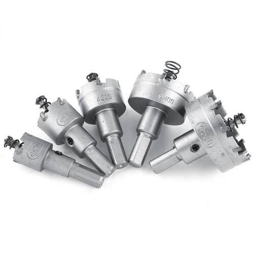 5pcs 20-50mm HSS Drill Bit Hole Saw Set Carbide Tip Core Met
