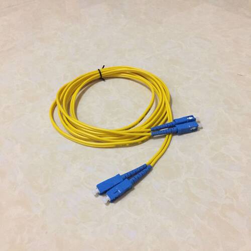3m 9/125 SM Duplex LC/UPC to SC/UPC LC-SC Fiber Optic Patch