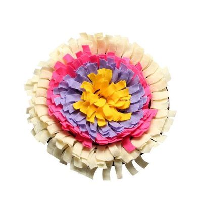 Round Dog Smell Training Sniffing Feeding Mat Washable